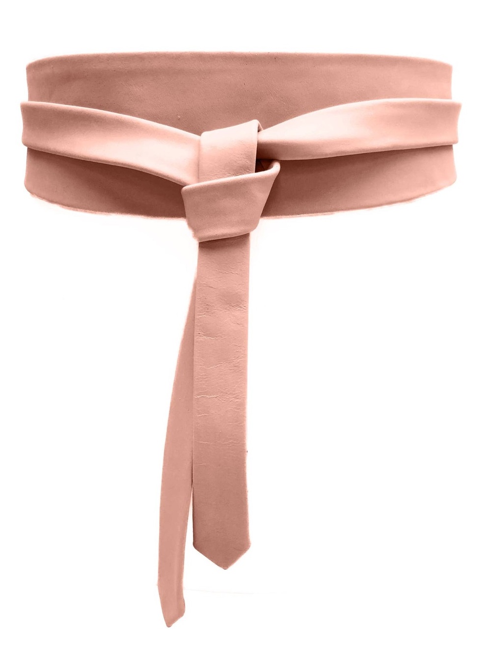 Ada Blush Pink Wrap Knot Waist Belt